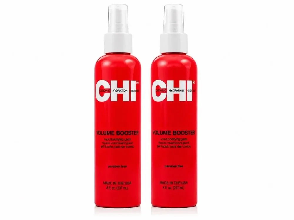 CHI Volume Booster Liquid Bodifying Glaze Spray 8 Fl Oz / 237ml Duo Pack (2)